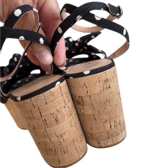 EUC Kate Spade Julep Platform Sandals Black
White Dot Size 10 - Picture 10 of 12